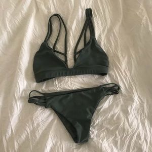 Green Benoa Swim Bikini Set